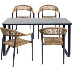 Kare Stół ogrodowy SANTOS 143 x 75 x 83cm / 86211