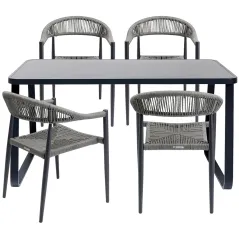 Kare Stół ogrodowy SANTOS 143 x 75 x 83cm / 86211