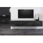 Invicta SCORPION Szafka TV wisząca drewno czarne mango 3D 200cm / 44526