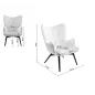 Kare Fotel VICKY beżowy 73 x 94 x 83cm / 82685