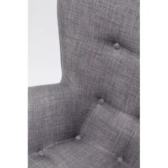 Kare Fotel VICKY szary 73 x 94 x 83cm / 82684