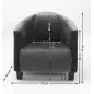 Kare Fotel CIGAR 72 x 70 x 83cm / 76948 Kare Fotel CIGAR 72 x 70 x 83cm / 76948