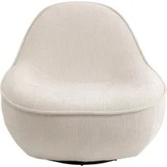 Kare Fotel obrotowy OVO kremowy 99 x 92 x 100cm / 71608
