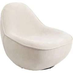 Kare Fotel obrotowy OVO kremowy 99 x 92 x 100cm / 71608