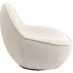 Kare Fotel obrotowy OVO kremowy 99 x 92 x 100cm / 71608