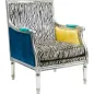 Kare Fotel REGENCY ZEBRA 70 x 98 x 68cm / 78128 Kare Fotel REGENCY ZEBRA 70 x 98 x 68cm / 78128