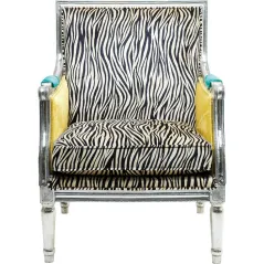 Kare Fotel REGENCY ZEBRA 70 x 98 x 68cm / 78128