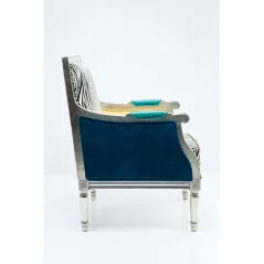 Kare Fotel REGENCY ZEBRA 70 x 98 x 68cm / 78128