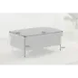 Invicta Pufa MODERN BAROCK ciemnoszary aksamit 92cm / 41135