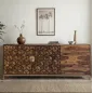 Wohnling Komoda drewniana sheesham 180x 70 x 40cm / WL7.040
