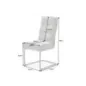 Invicta Krzesło COMFORT tkanina teksturowana szara 45cm / 40461 Invicta Krzesło COMFORT tkanina teksturowana szara 45cm / 40461