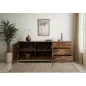 Wohnling Komoda drewniana sheesham 180x 70 x 40cm / WL7.040