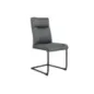Invicta Krzesło COMFORT na płozie tkanina szara 45cm / 41171 Invicta Krzesło COMFORT na płozie tkanina szara 45cm / 41171