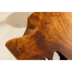 Invicta Ławka ROOT drewno tekowe naturalny brąz 100cm / 44706