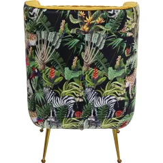 Kare Fotel NONNA JUNGLE kolorowy 75 x 102 x 89cm / 86136