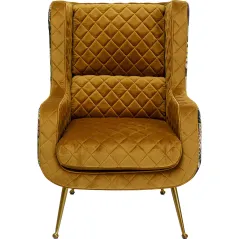 Kare Fotel NONNA JUNGLE kolorowy 75 x 102 x 89cm / 86136