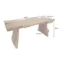 Invicta Ławka ROOT drewno tekowe naturalny brąz 100cm / 44706