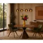 Kare Krzesło obrotowe COCO WOOD zielone 51 x 81 x 60cm / 70741