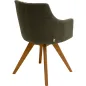 Kare Krzesło obrotowe COCO WOOD zielone 51 x 81 x 60cm / 70741