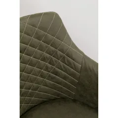 Kare Krzesło obrotowe COCO WOOD zielone 51 x 81 x 60cm / 70741