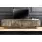 Invicta Szafka RTV ART DECO drewno szare mango 200cm / 46804