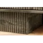 Invicta Szafka RTV ART DECO drewno szare mango 200cm / 46804