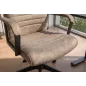 Invicta Krzesło biurowe LAZIO taupe 60 x 117-127 x 70cm / 48701