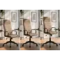 Invicta Krzesło biurowe LAZIO taupe 60 x 117-127 x 70cm / 48701