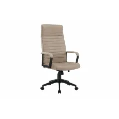 Invicta Krzesło biurowe LAZIO taupe 60 x 117-127 x 70cm / 48701