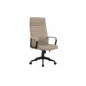Invicta Krzesło biurowe LAZIO taupe 60 x 117-127 x 70cm / 48701