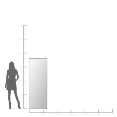 Kare Lustro ścienne STARLET czarne 60 x 180 x 5cm / 71000