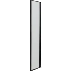 Kare Lustro ścienne STARLET czarne 30 x 130 x 5cm / 70994