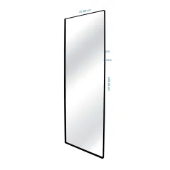 Kare Lustro ścienne STARLET czarne 70 x 200 x 5cm / 71005
