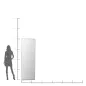 Kare Lustro ścienne STARLET czarne 70 x 200 x 5cm / 71005