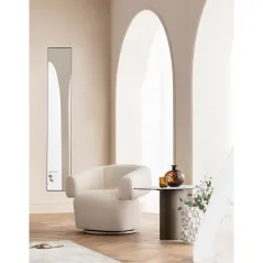 Kare Lustro ścienne STARLET czarne 30 x 180 x 5cm / 70997