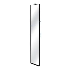 Kare Lustro ścienne STARLET czarne 30 x 180 x 5cm / 70997