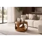 Invicta Stolik kawowy ORGANIC LOOP brązowy 60 x 38 x 38cm / 48822