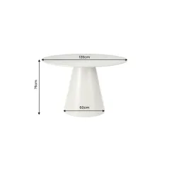 Invicta Stolik kawowy ORGANIKO ceramiczny brązowy 110 x 35 x 80cm / 48556