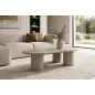 Invicta Stolik kawowy  ORGANIKO szaro-beżowy 130 x 35 x 80cm / 48553