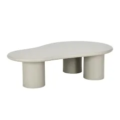 Invicta Stolik kawowy  ORGANIKO szaro-beżowy 130 x 35 x 80cm / 48553
