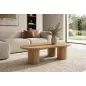 Invicta Stolik kawowy ORGANIKO brązowy 130 x 35 x 80cm / 48554