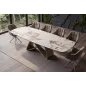 Invicta Stół INFINITY rozkładany ceramika patagonia white brown 180-220-260cm / 48792