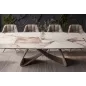 Invicta Stół INFINITY rozkładany ceramika patagonia white brown 180-220-260cm / 48792