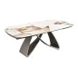 Invicta Stół INFINITY rozkładany ceramika patagonia white brown 180-220-260cm / 48792