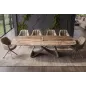 Invicta Stół INFINITY rozkładany hiszpański onyx rust brown 180-220-260cm / 49073