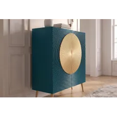 Invicta Komoda AURUM turkusowa 100 x 120 x 38cm / 49594