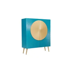 Invicta Komoda AURUM turkusowa 100 x 120 x 38cm / 49594