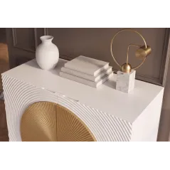 Invicta Komoda AURUM biała 100 x 120 x 38cm / 49593