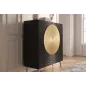 Invicta Komoda AURUM czarna 100 x 120 x 38cm / 49592