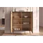 Invicta Komoda AURUM czarna 100 x 120 x 38cm / 49592